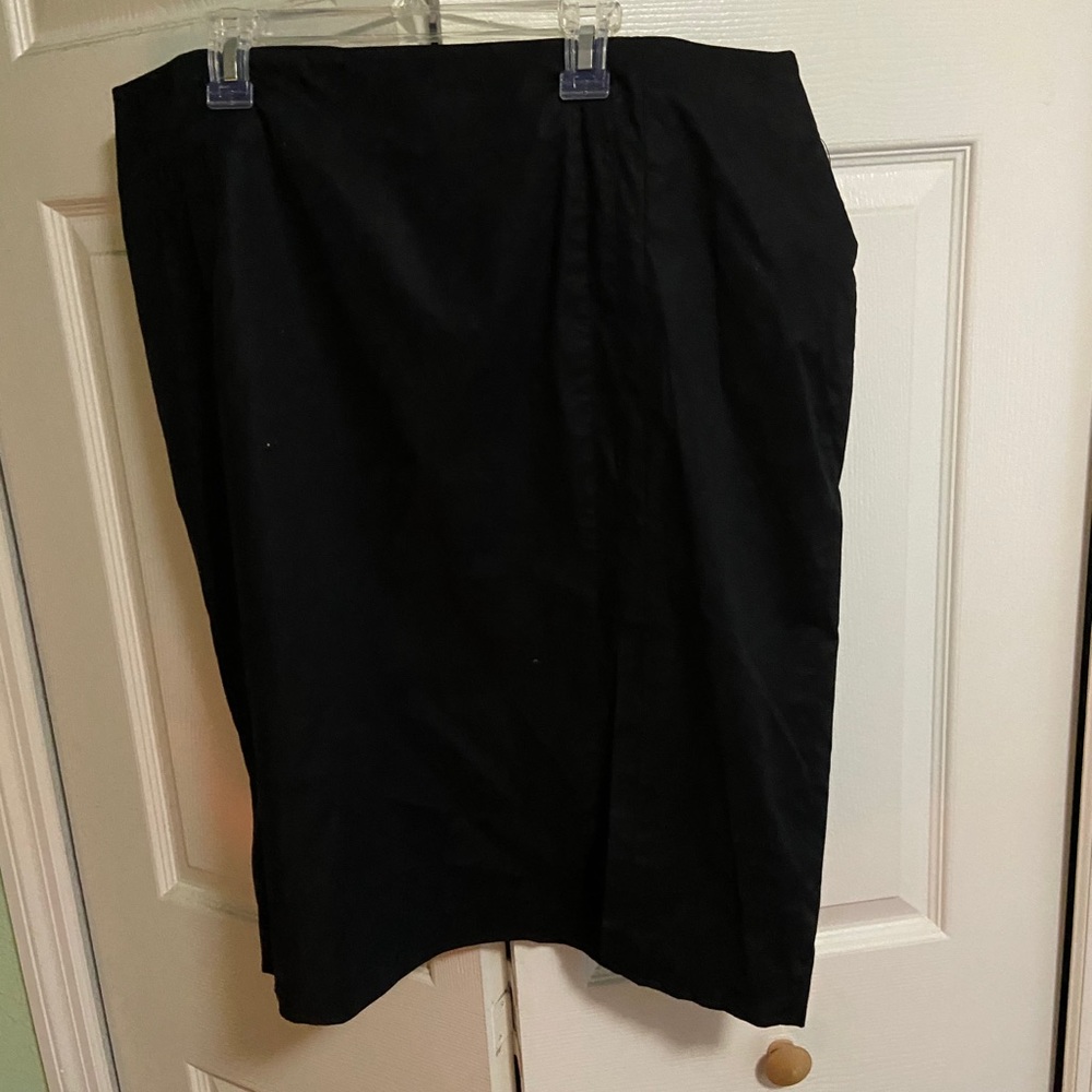 Black pencil skirt